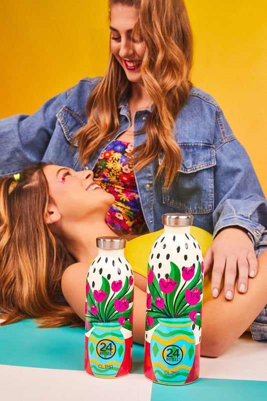 Clima Bottle 850ml - Fiori Rosa