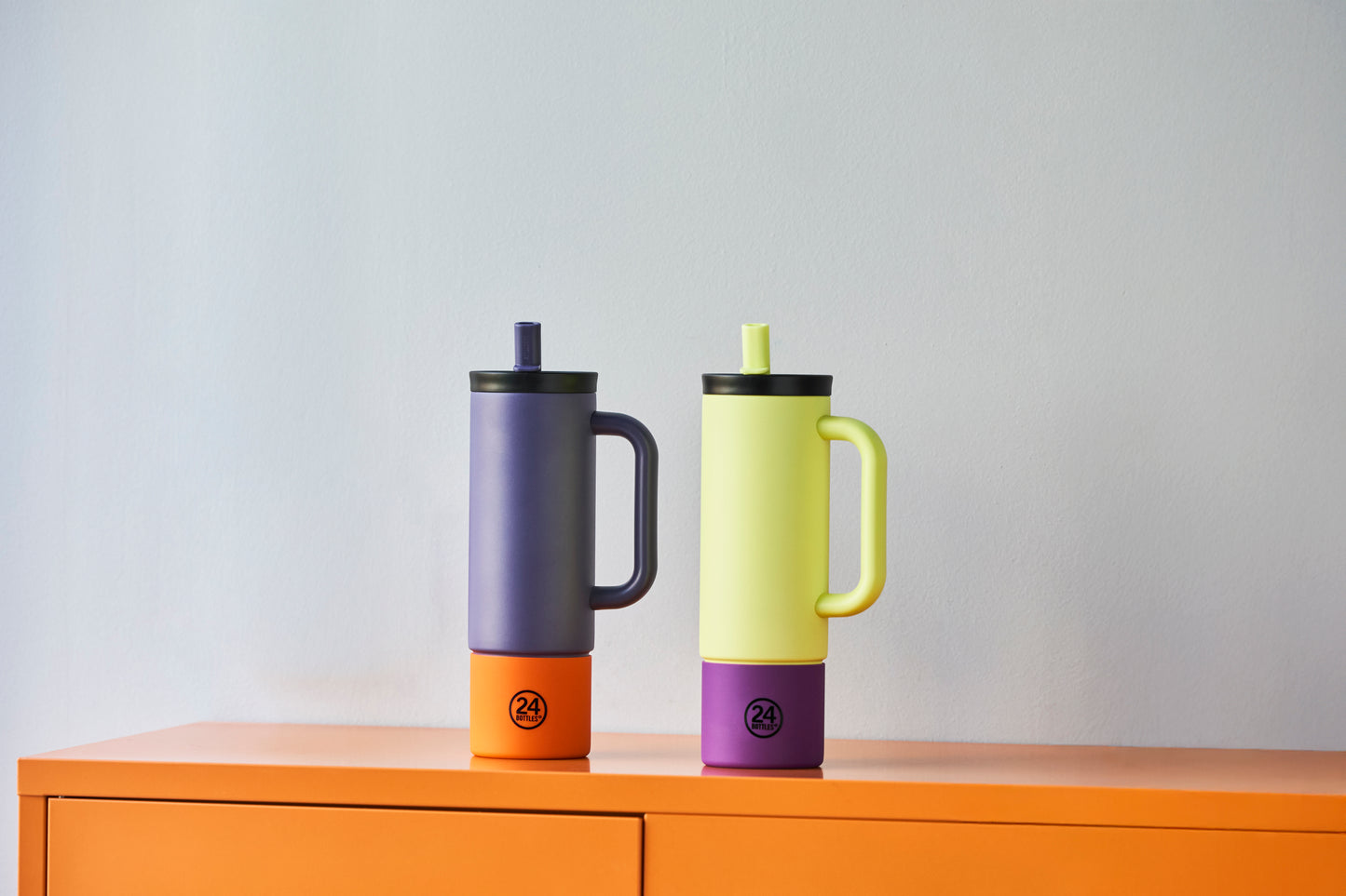 Straw Cup 800ml - Citrus