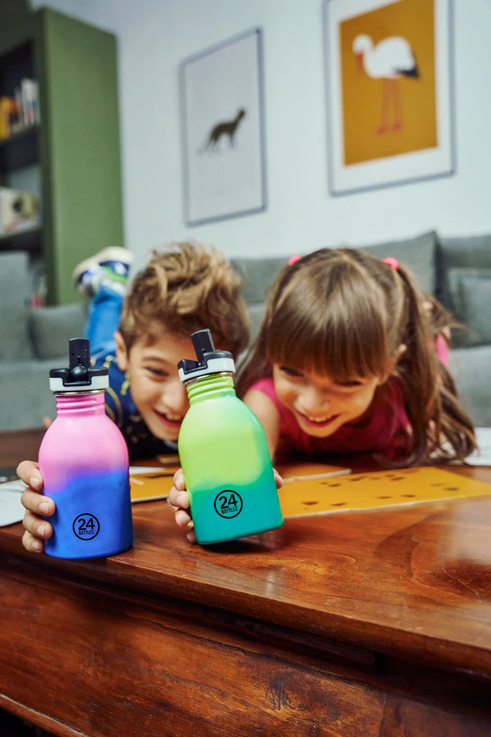 Urban Bottle 250ml - REactive Pink / Blue