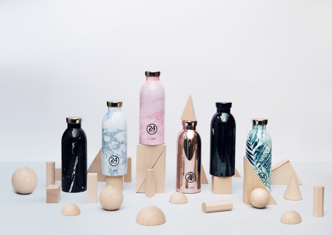 Clima Bottle 330ml - Pink Marble