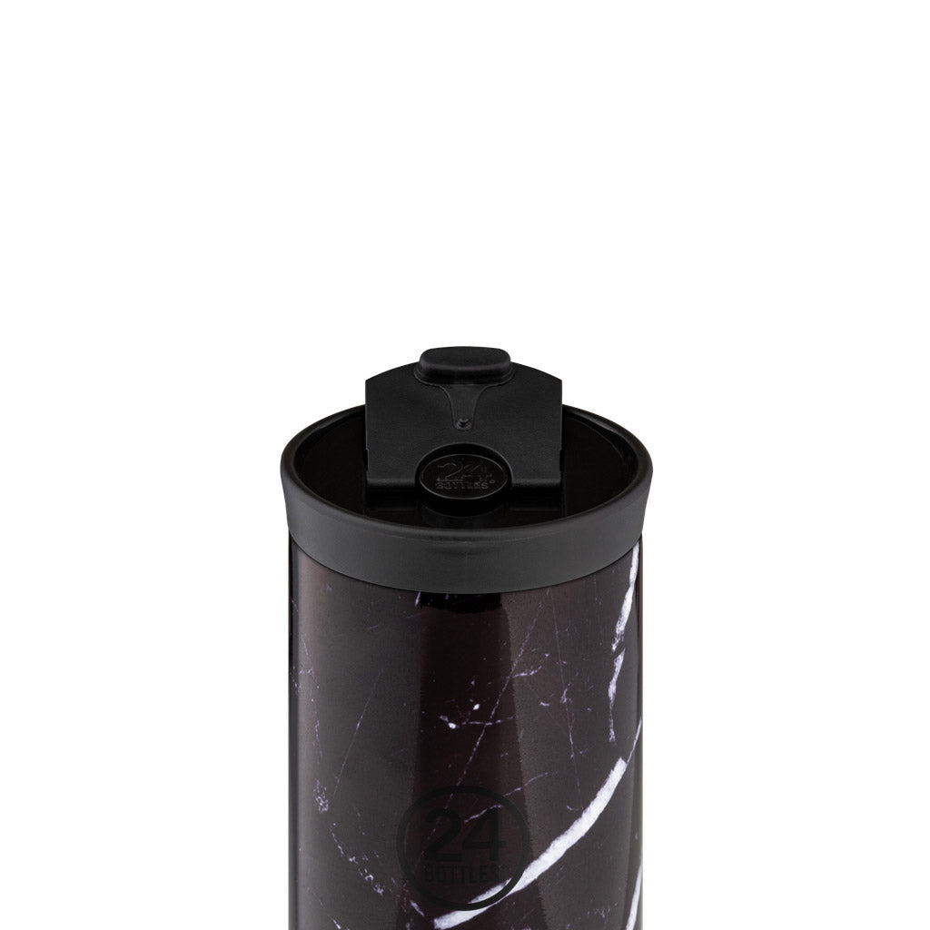 Travel Tumbler 600ml - Black Marble