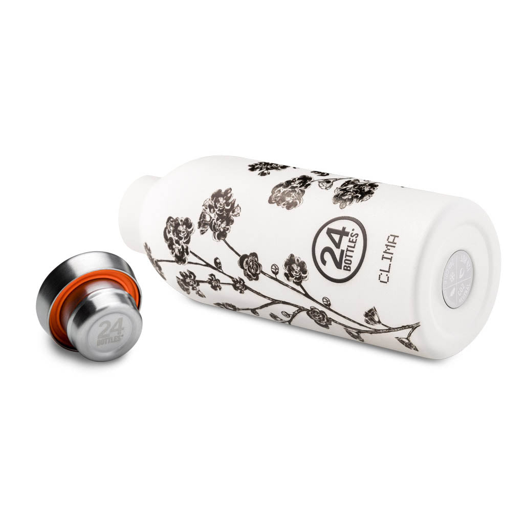 Clima Bottle 500ml - White Roses