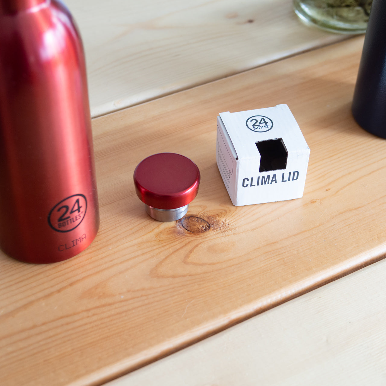 Clima Lid - Fire Red 保溫 酒紅色蓋
