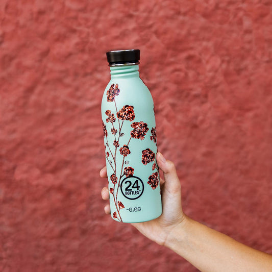 Urban Bottle 500ml - Blue Roses