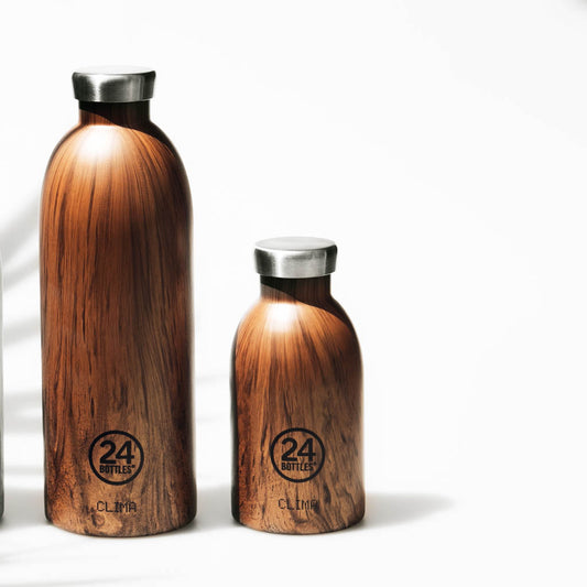 Clima Bottle 330ml - Sequoia Wood
