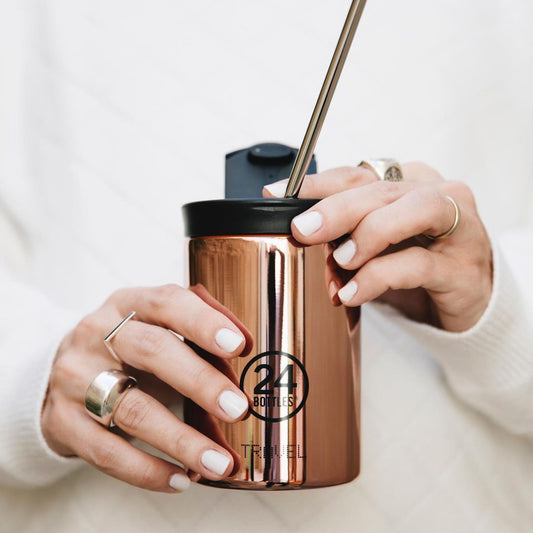 Travel Tumbler 350ml - Rose Gold