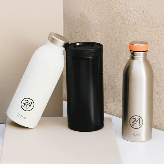Travel Tumbler 600ml - Stone Tuxedo Black