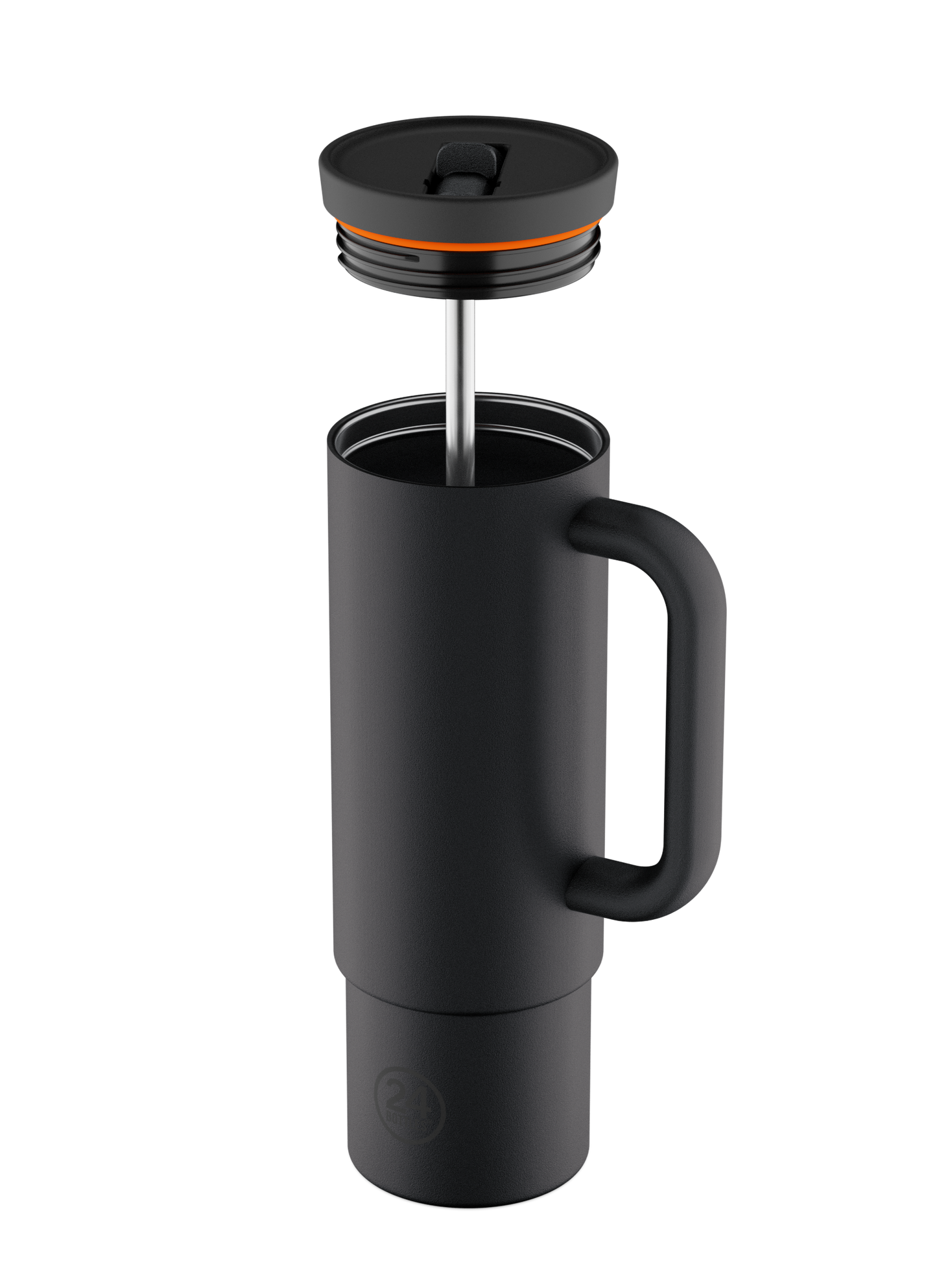 Straw Cup 800ml -  Tuxedo Black