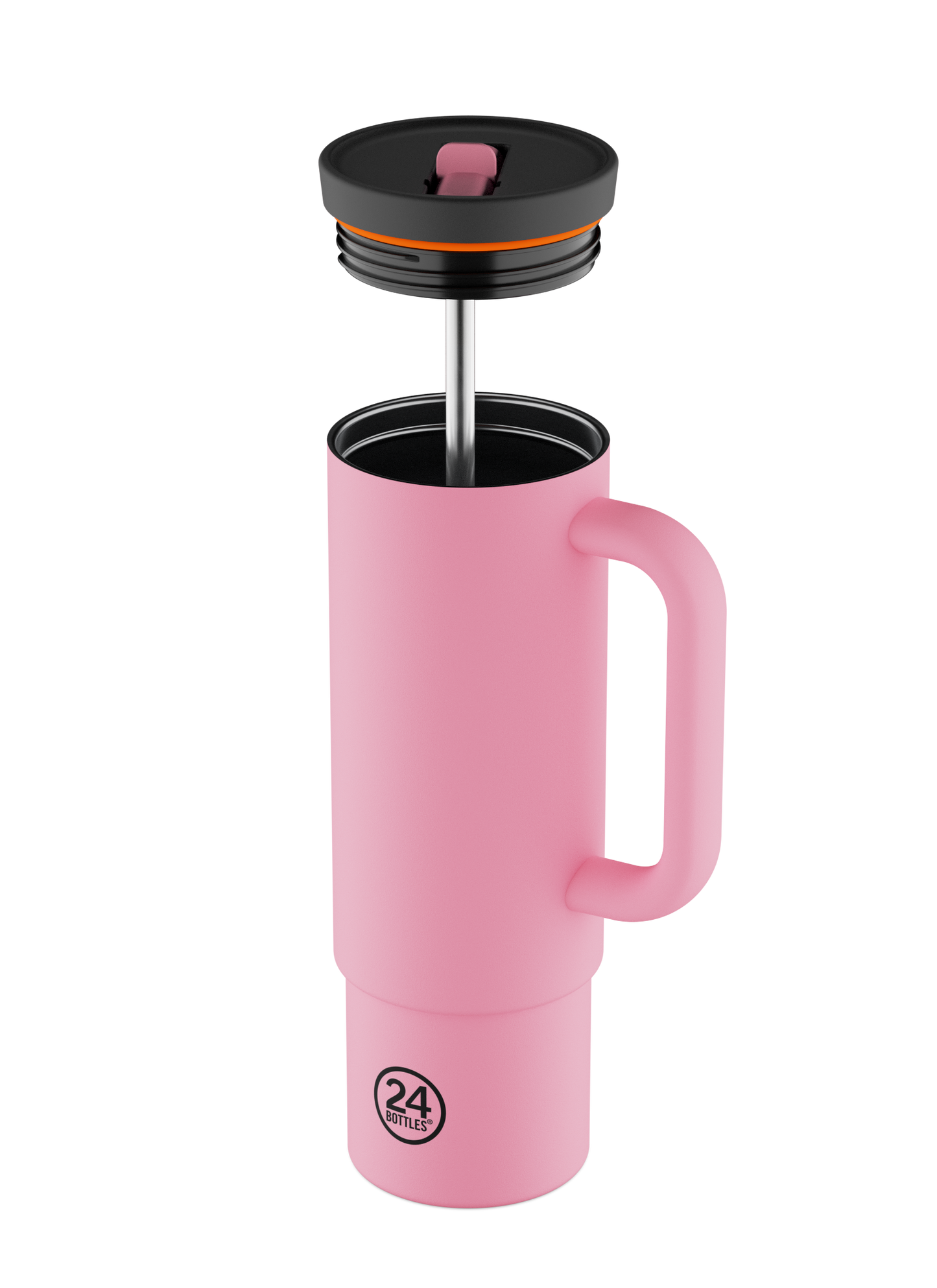 Straw Cup 800ml -  Flamingo