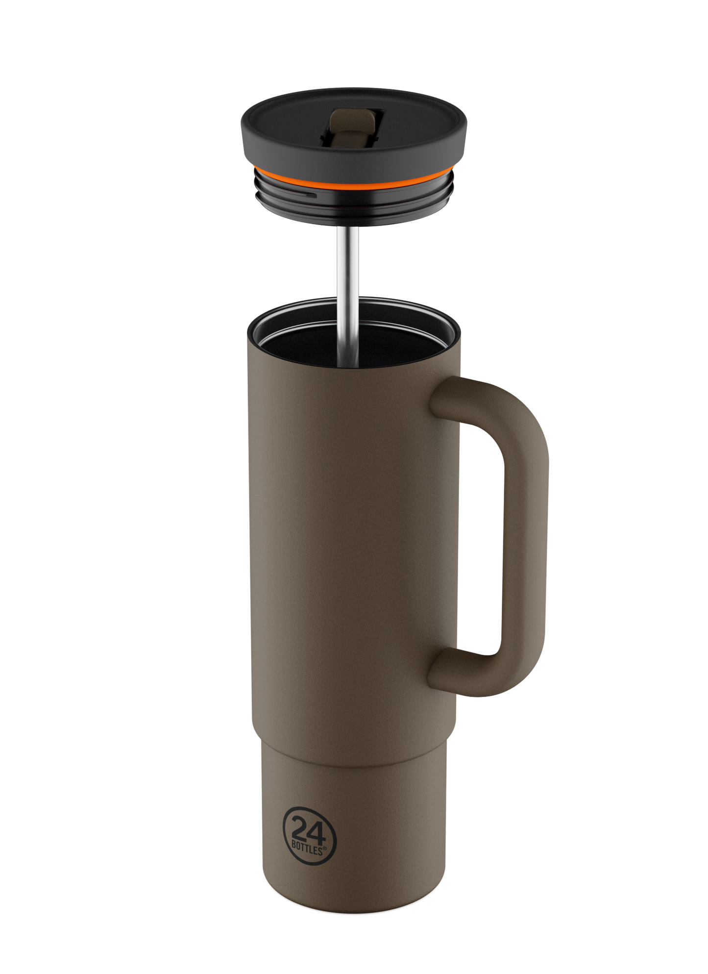 Straw Cup 800ml -  Mocha