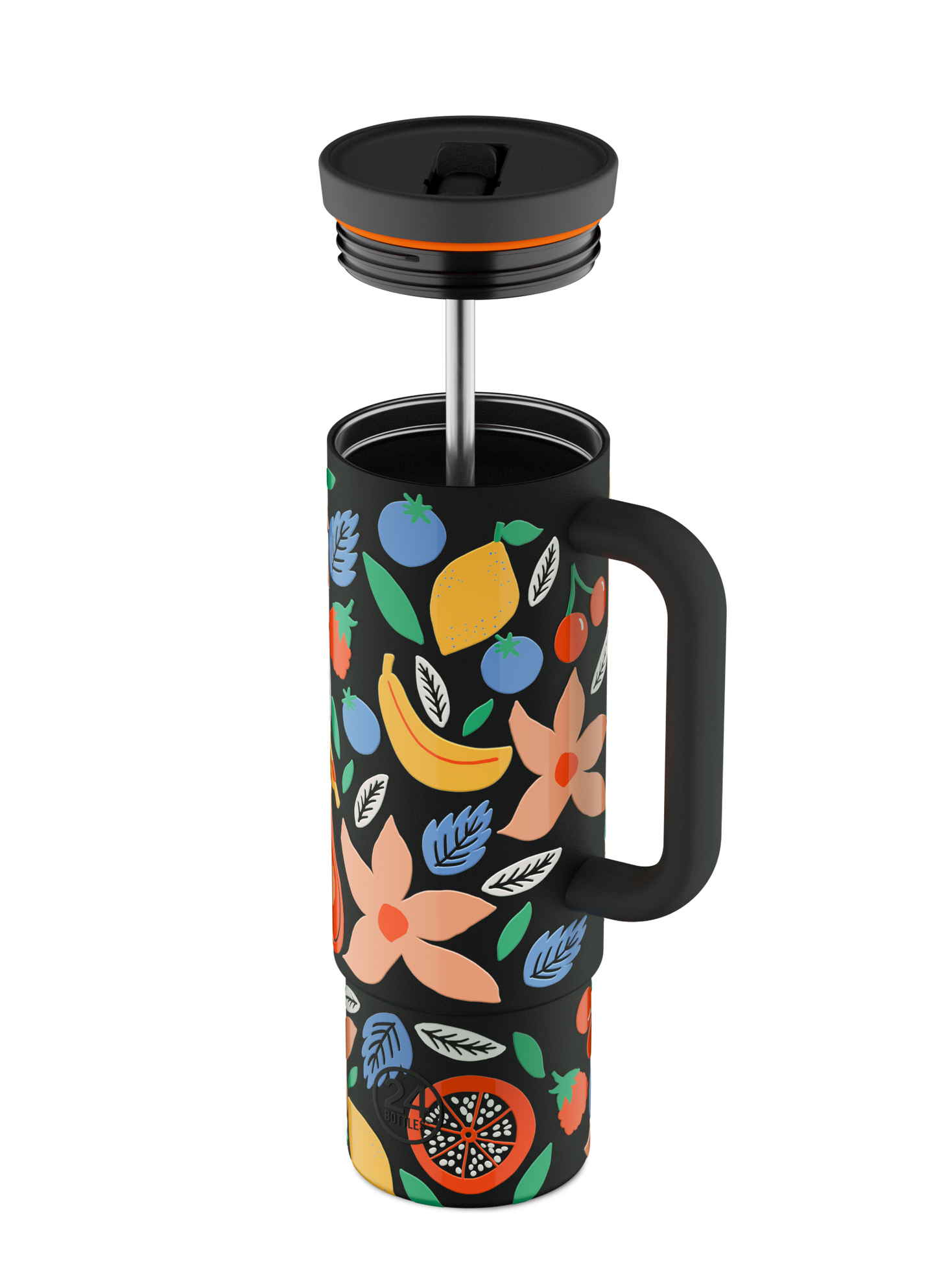 Straw Cup 800ml -  Tropical Noir