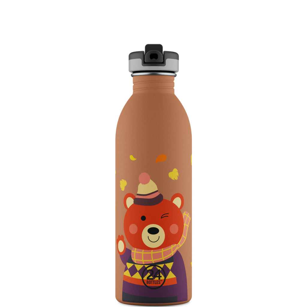 Urban Bottle 500ml - Sweet Bear (color lid)