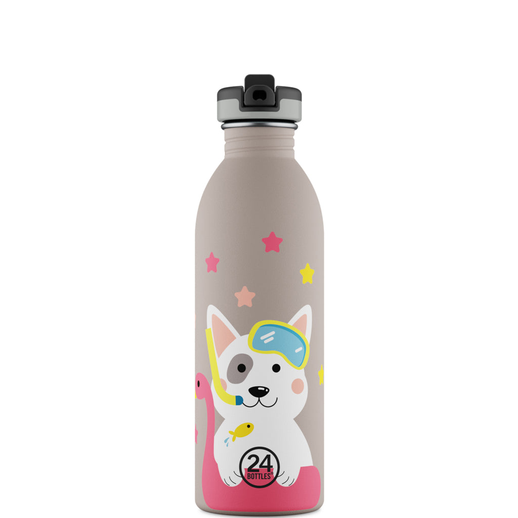 Urban Bottle 500ml - Lucky Dog (color lid)