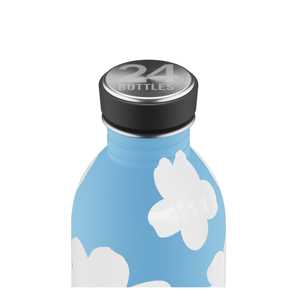 Urban Bottle 500ml – 24 Bottiglie In Acciaio Inox 18/8, Multicolore, BPA Free, Tappo Ermetico