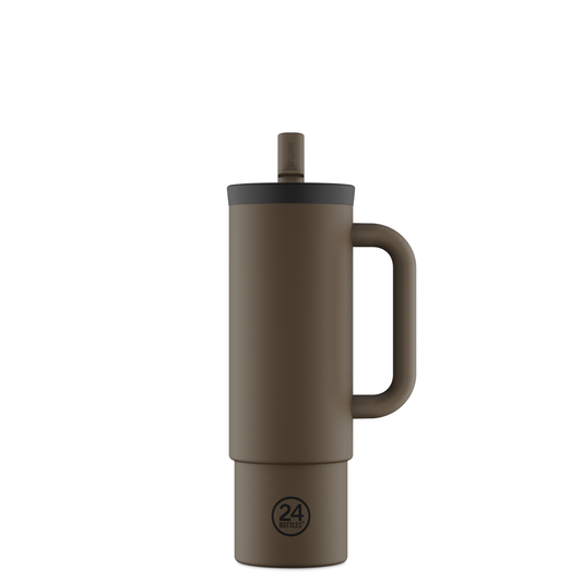 Straw Cup 800ml -  Mocha