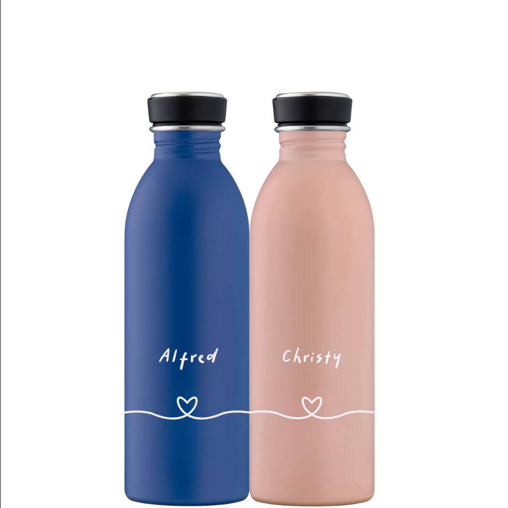 Urban Bottle 500ml - Gold Blue + Dusty Pink