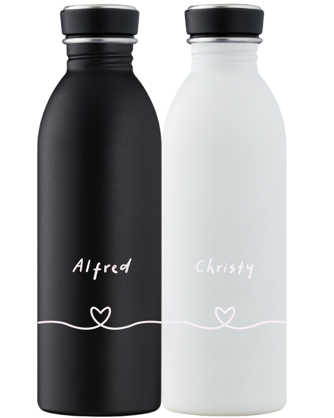 Urban Bottle 500ml - Black + White