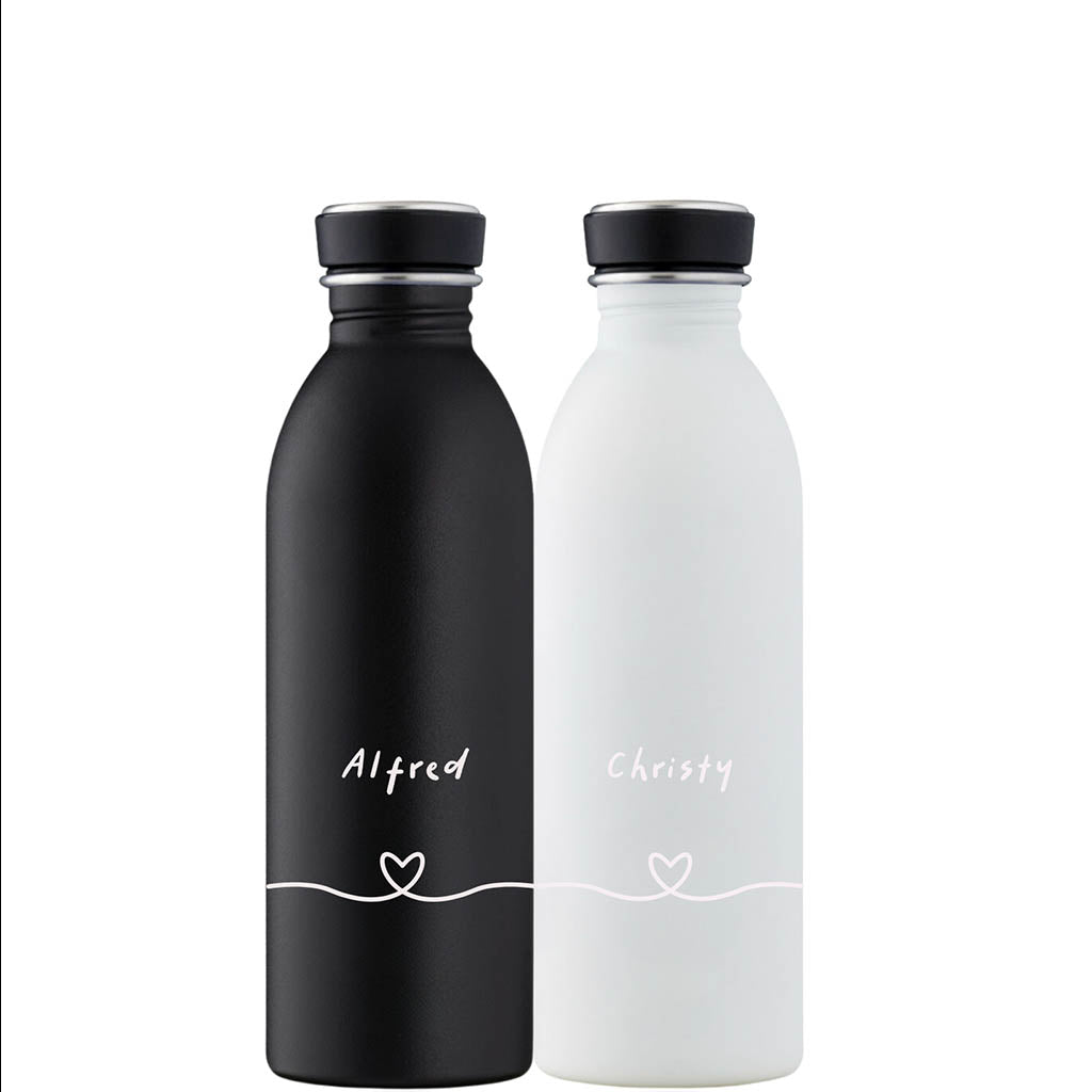 Urban Bottle 500ml - Black + White