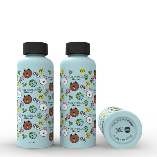 LINE FRIENDS with Mama Wata: 𝗠𝗮𝗸𝗲 𝗘𝘃𝗲𝗿𝘆 𝗗𝗮𝘆 𝗘𝗮𝗿𝘁𝗵 𝗗𝗮𝘆 𝗖𝗼𝗹𝗹𝗲𝗰𝘁𝗶𝗼𝗻 - Azure 500ml