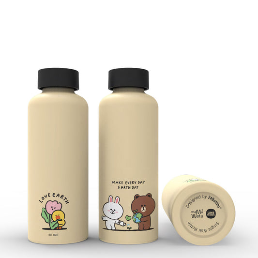 LINE FRIENDS with Mama Wata: 𝗠𝗮𝗸𝗲 𝗘𝘃𝗲𝗿𝘆 𝗗𝗮𝘆 𝗘𝗮𝗿𝘁𝗵 𝗗𝗮𝘆 𝗖𝗼𝗹𝗹𝗲𝗰𝘁𝗶𝗼𝗻 - Cream 500ml
